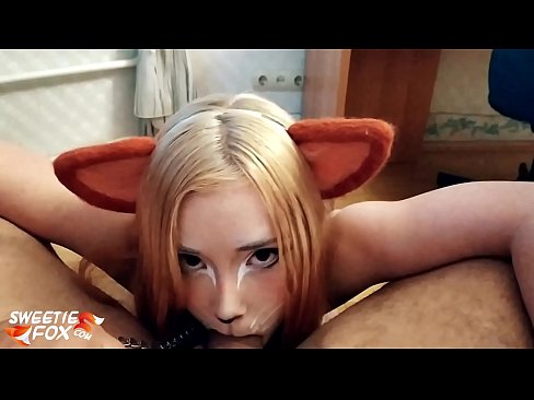 ❤️ Kitsune ngelek kontol jeung cum dina sungut nya video porno di urang ☑